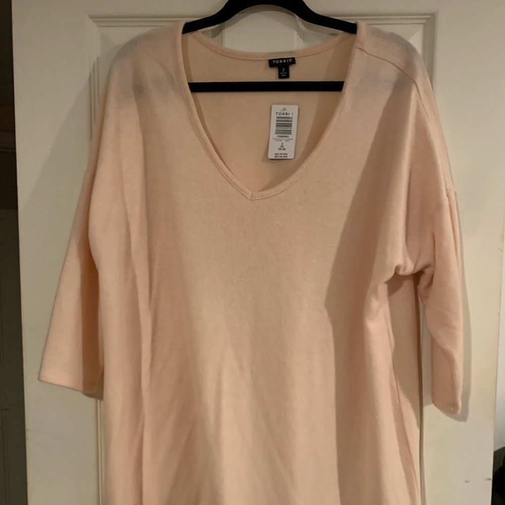 Torrid top, blush pink color